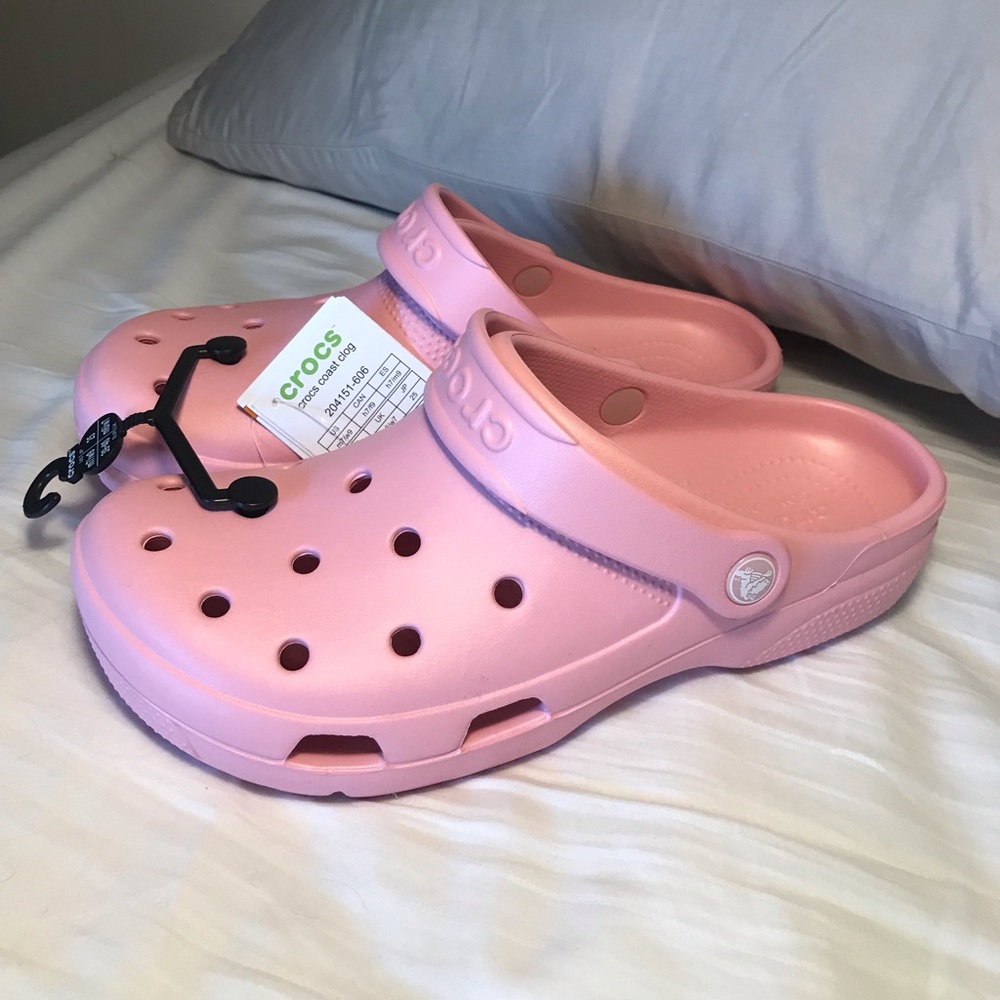 Pink Crocs